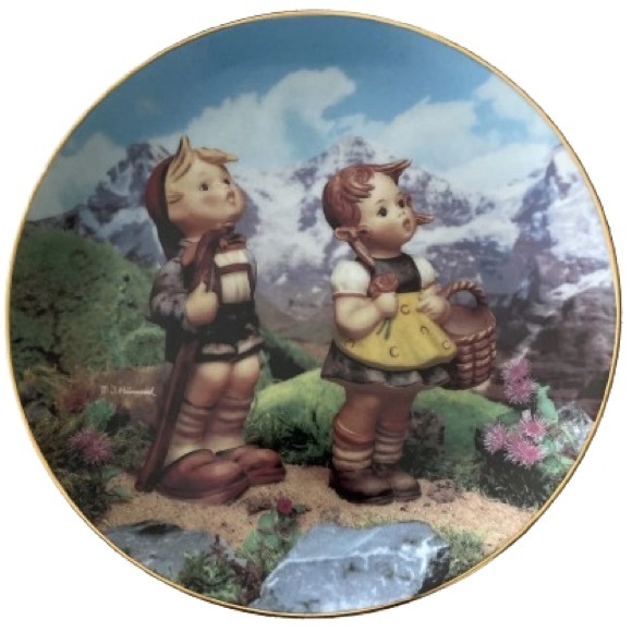 Vintage Mint M. J. Hummel‎ "Little Explorers" 8” wall Plate Hummel figurines - Picture 2 of 4
